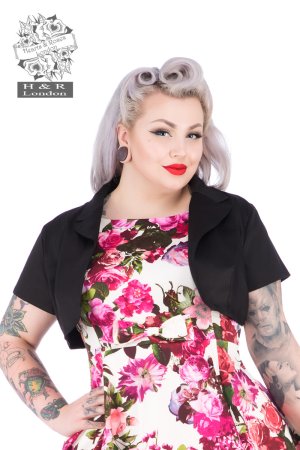 Black Plain Bolero ONLY 24